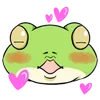⭐ Эмодзи «Tree frog» для Telegram