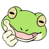 ⭐ Эмодзи «Tree frog» для Telegram