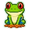 ⭐ Эмодзи «Tree frog» для Telegram