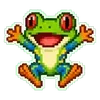 ⭐ Эмодзи «Tree frog» для Telegram