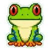 ⭐ Эмодзи «Tree frog» для Telegram