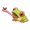 ⭐ Эмодзи «Tree frog» для Telegram