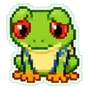 ⭐ Эмодзи «Tree frog» для Telegram