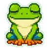 ⭐ Эмодзи «Tree frog» для Telegram