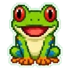 ⭐ Эмодзи «Tree frog» для Telegram