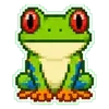 ⭐ Эмодзи «Tree frog» для Telegram