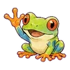 ⭐ Эмодзи «Tree frog» для Telegram