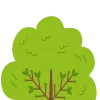 🌳 Эмодзи «Деревья» для Telegram