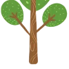 🌳 Эмодзи «Деревья» для Telegram