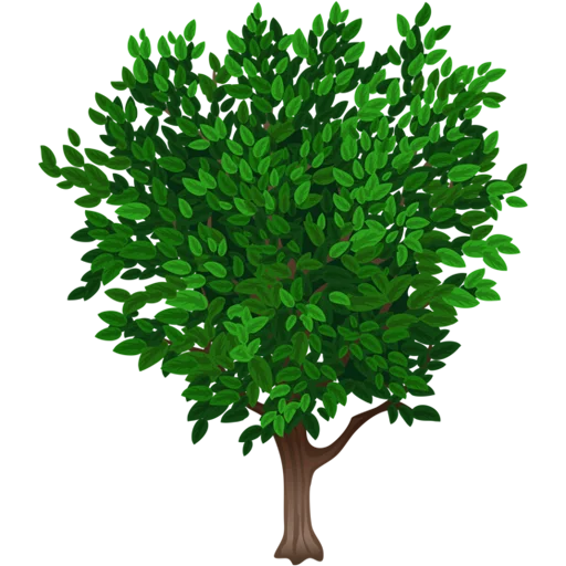 🌳 Стикер «Trees» для Telegram