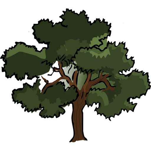 🌳 Стикер «Trees» для Telegram