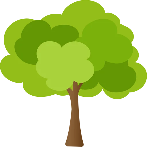 🌳 Стикер «Trees» для Telegram