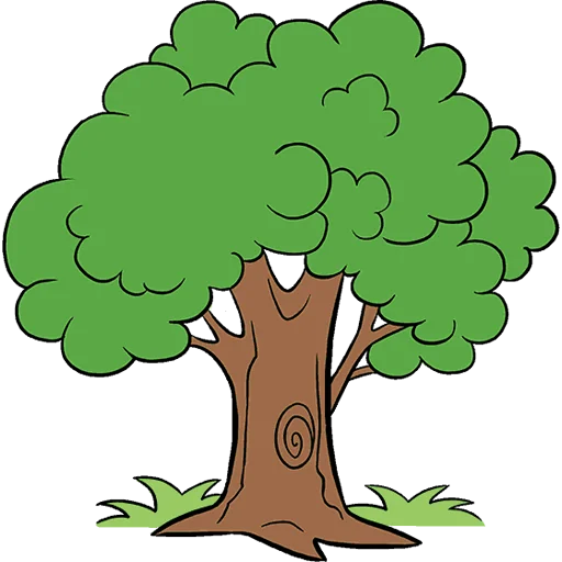 🌳 Стикер «Trees» для Telegram