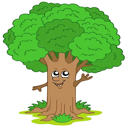 🌳 Стикер «Trees» для Telegram