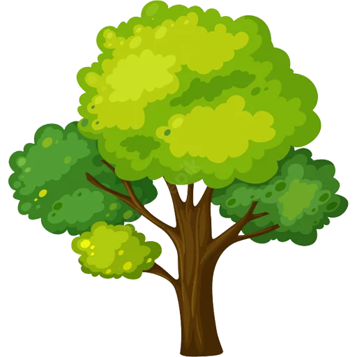 🌳 Стикер «Trees» для Telegram