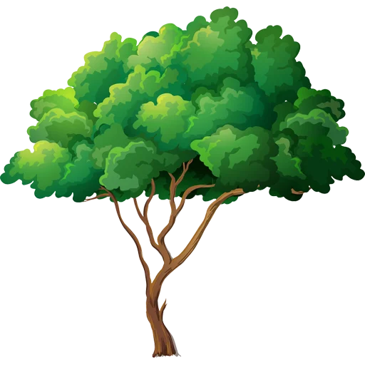 🌳 Стикер «Trees» для Telegram