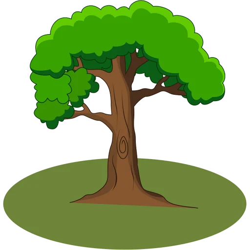 🌳 Стикер «Trees» для Telegram