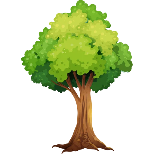 🌳 Стикер «Trees» для Telegram