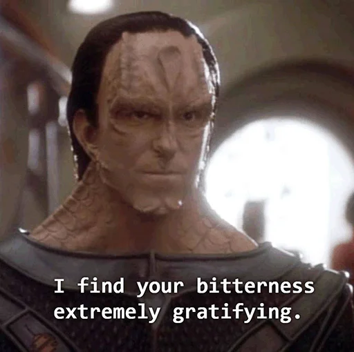 😏 Стикер «Star Trek Reacts» для Telegram