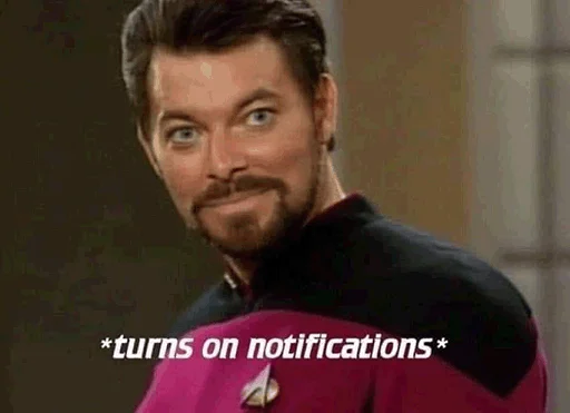 🤔 Стикер «Star Trek Reacts» для Telegram