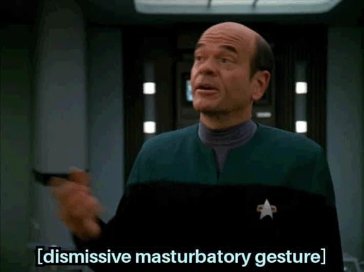 👌 Стикер «Star Trek Reacts» для Telegram