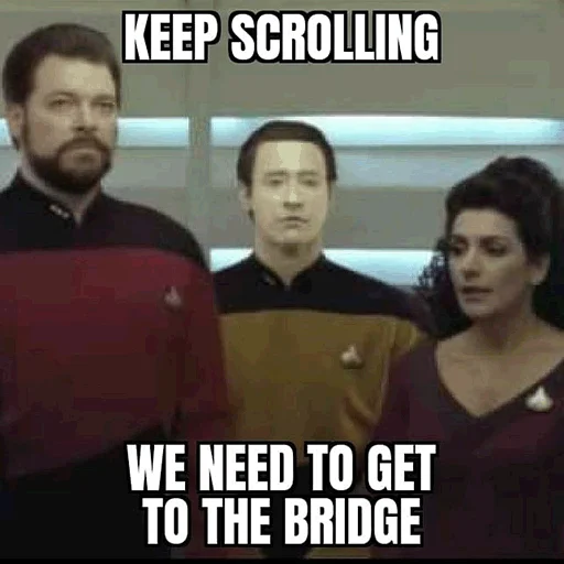 😴 Стикер «Star Trek Reacts» для Telegram