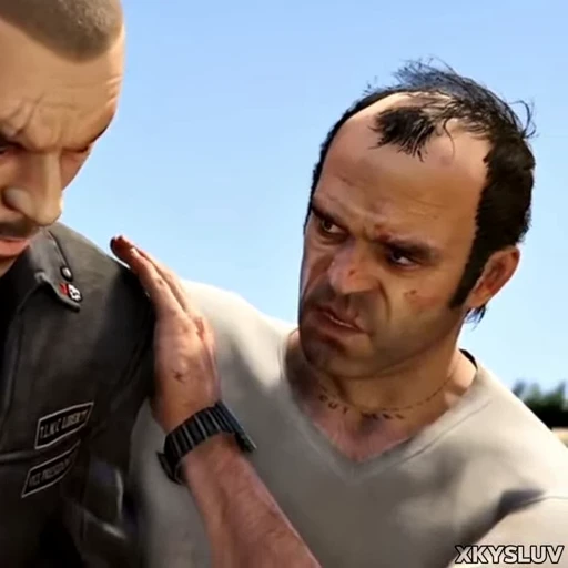😔 Стикер «Trevor Philips» для Telegram