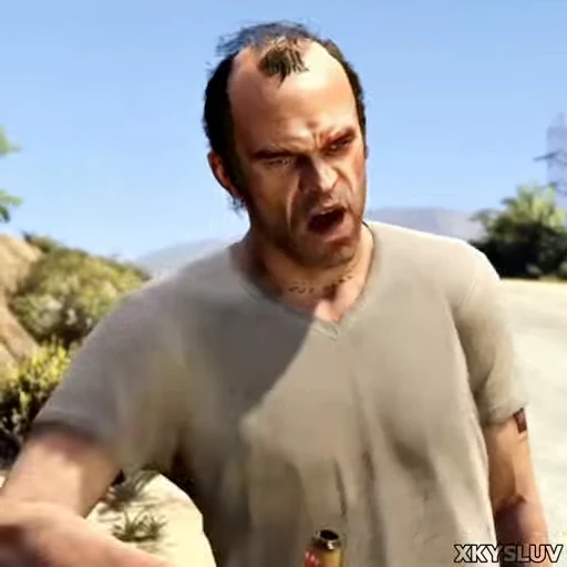 😡 Стикер «Trevor Philips» для Telegram