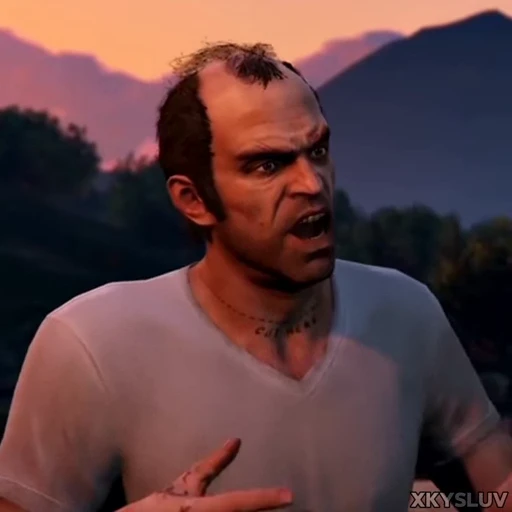 😠 Стикер «Trevor Philips» для Telegram
