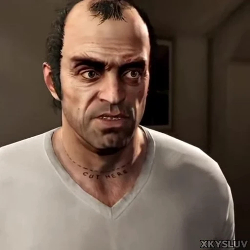 😠 Стикер «Trevor Philips» для Telegram
