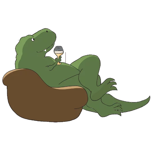 Стикерпак T-Rex для Telegram