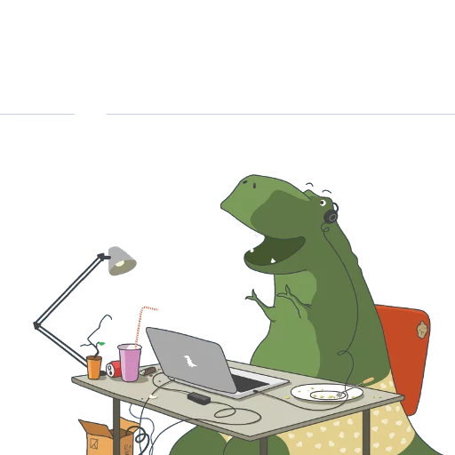 🎮 Стикер «T-Rex» для Telegram