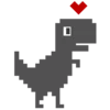😤 Эмодзи «Dino Runner» для Telegram