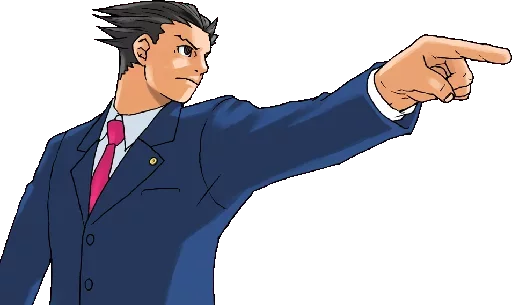 👉 Стикер «Ace Attorney ITA» для Telegram