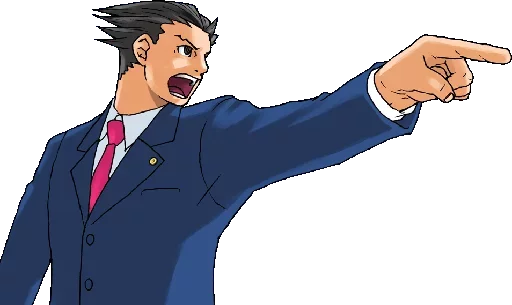 👉 Стикер «Ace Attorney ITA» для Telegram