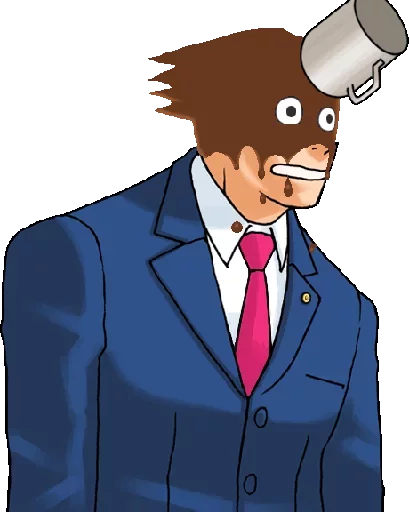 ☕ Стикер «Ace Attorney ITA» для Telegram