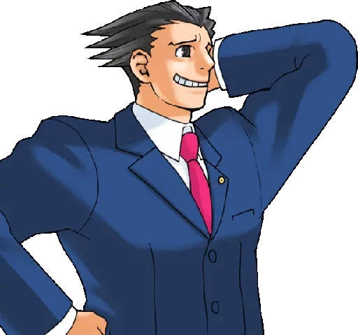😅 Стикер «Ace Attorney ITA» для Telegram