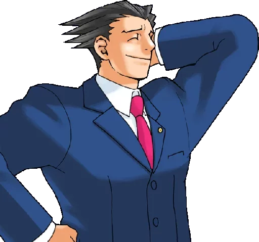 😄 Стикер «Ace Attorney ITA» для Telegram