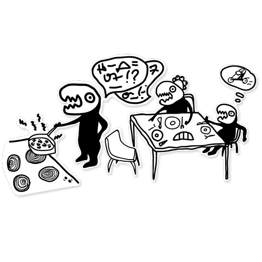🍽 Стикер «Tribe Gyrus» для Telegram