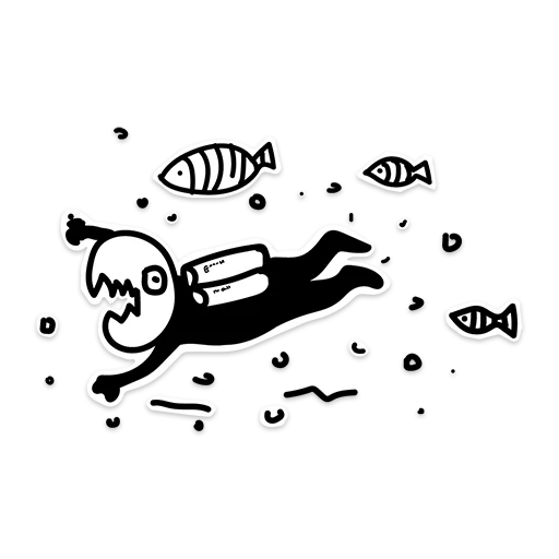 🐟 Стикер «Tribe Gyrus» для Telegram