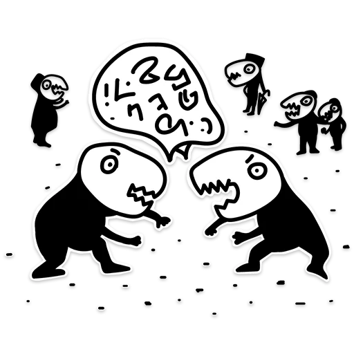 🤼 Стикер «Tribe Gyrus» для Telegram