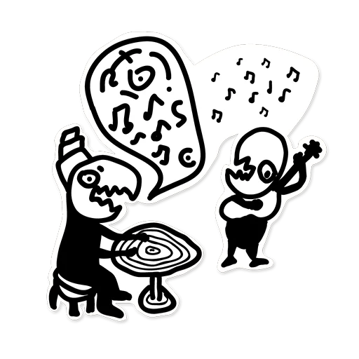 🎻 Стикер «Tribe Gyrus» для Telegram