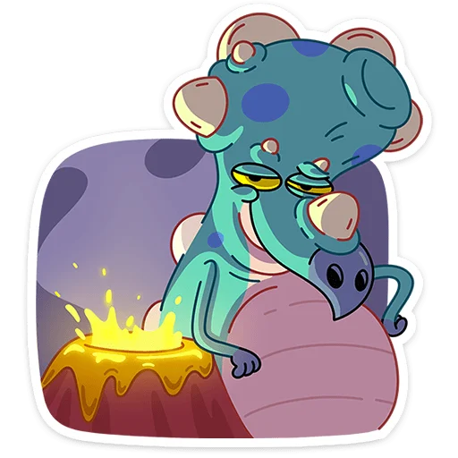 🌟 Стикер «Трицератопс Вениамин» для Telegram