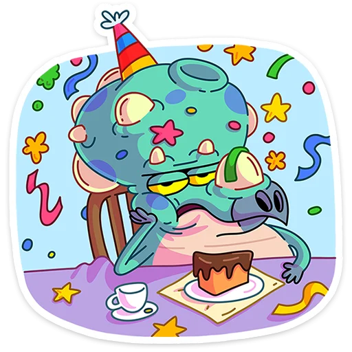 🌟 Стикер «Трицератопс Вениамин» для Telegram