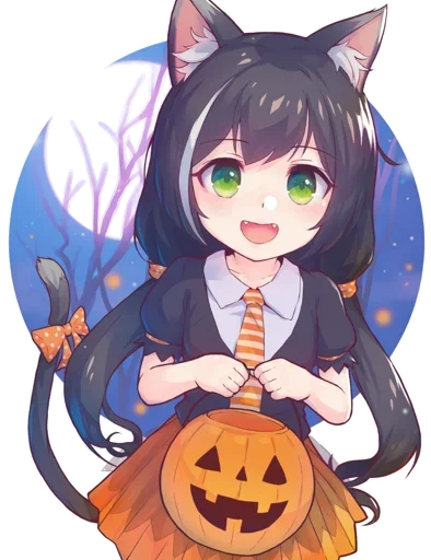 🎃 Стикер «Trick or Treat» для Telegram