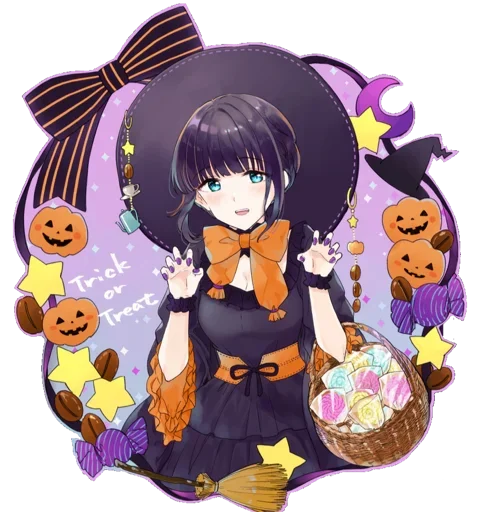 🎃 Стикер «Trick or Treat» для Telegram