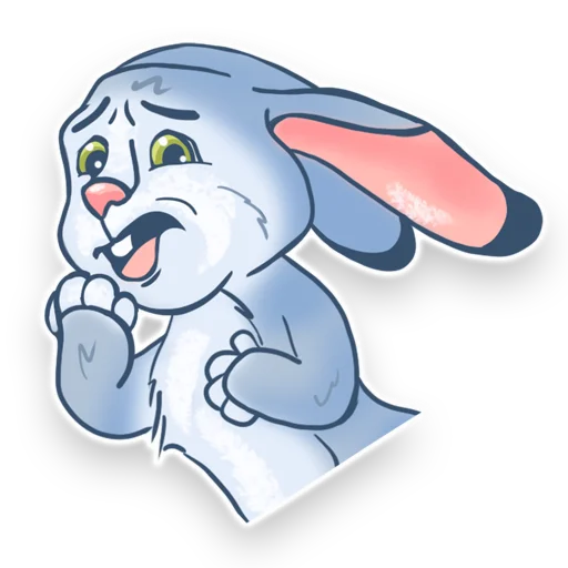 😨 Стикер «Зайчик Джим» для Telegram