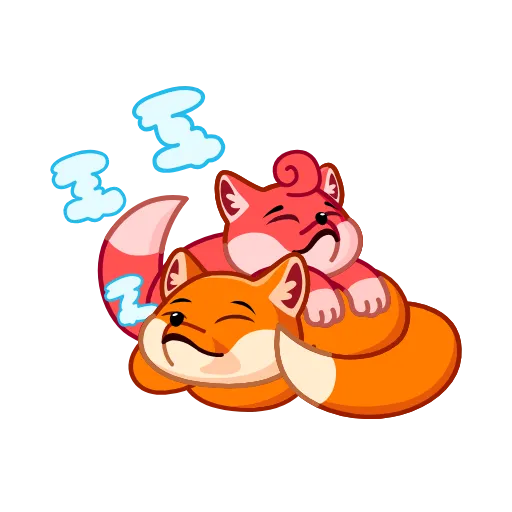 😴 Стикер «Feisty Fox» для Telegram