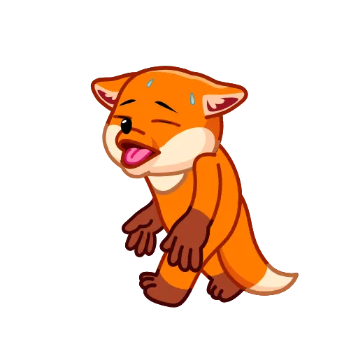🥵 Стикер «Feisty Fox» для Telegram