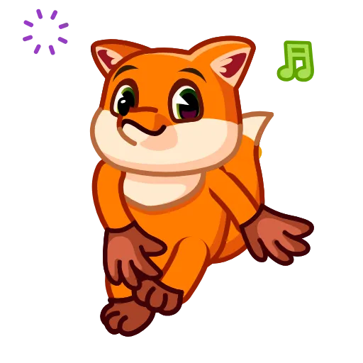 💃 Стикер «Feisty Fox» для Telegram
